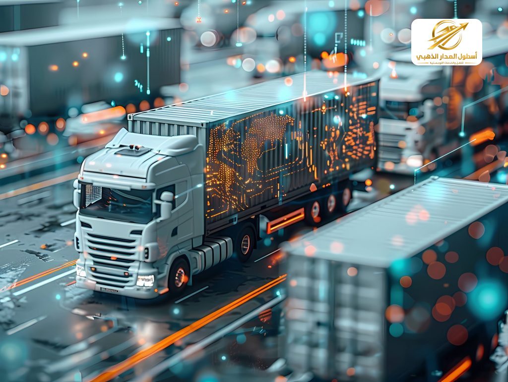 شركة نقل بري بالمملكة العربية السعودية | شركة أسطول المدار الذهبي